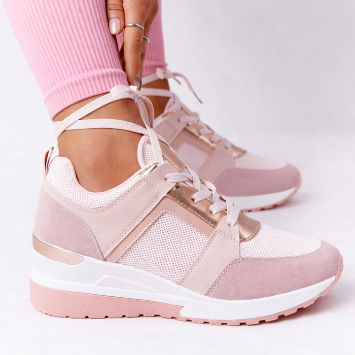 Olivia | Platform Wedge Comfort Sneakers