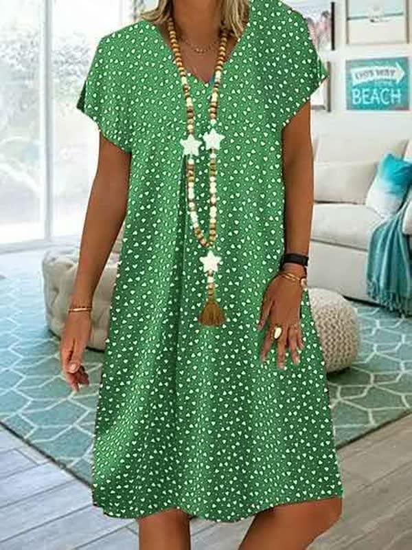 Women's Printed Summer Mini Dress