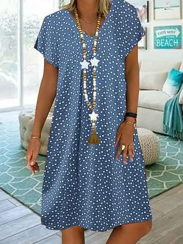 Women's Printed Summer Mini Dress