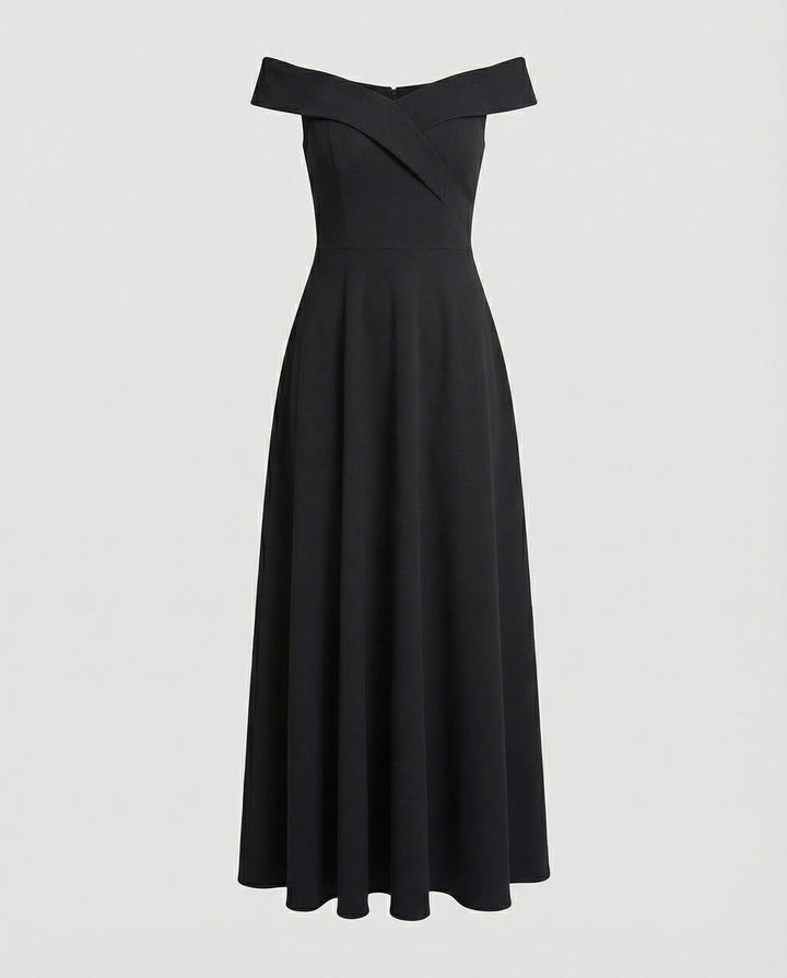 Isabella | Elegant Off Shoulder Occasion Maxi Dress