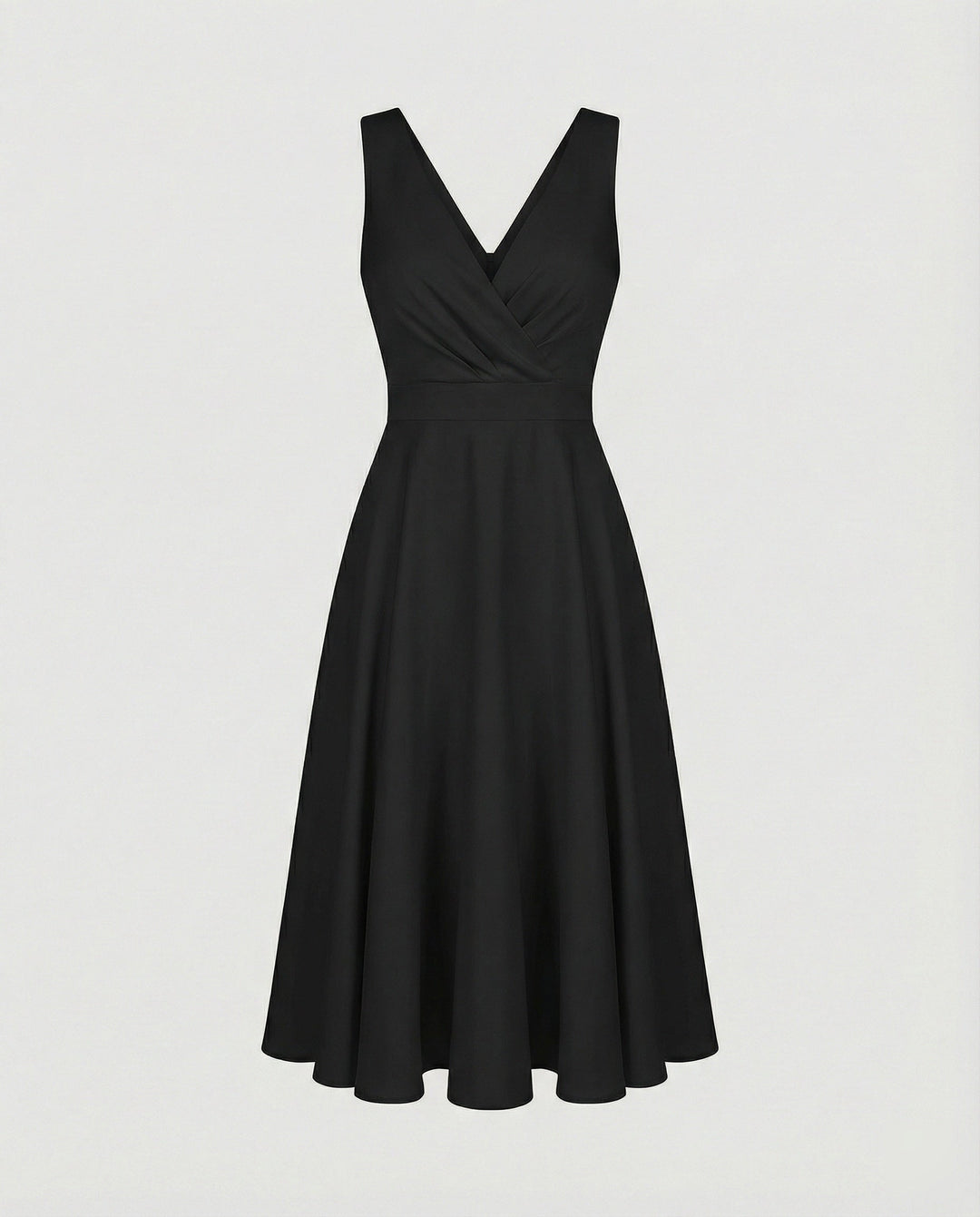 Sophie | Elegant V Neck Midi Cocktail Dress