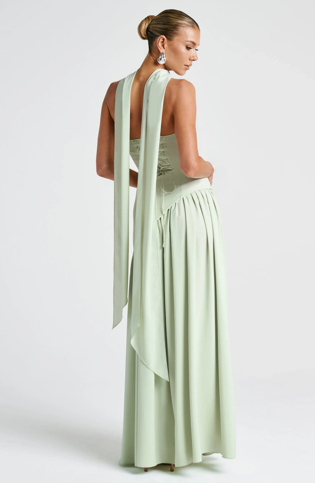 Women's Formal Maxi Dress with Thigh Slit