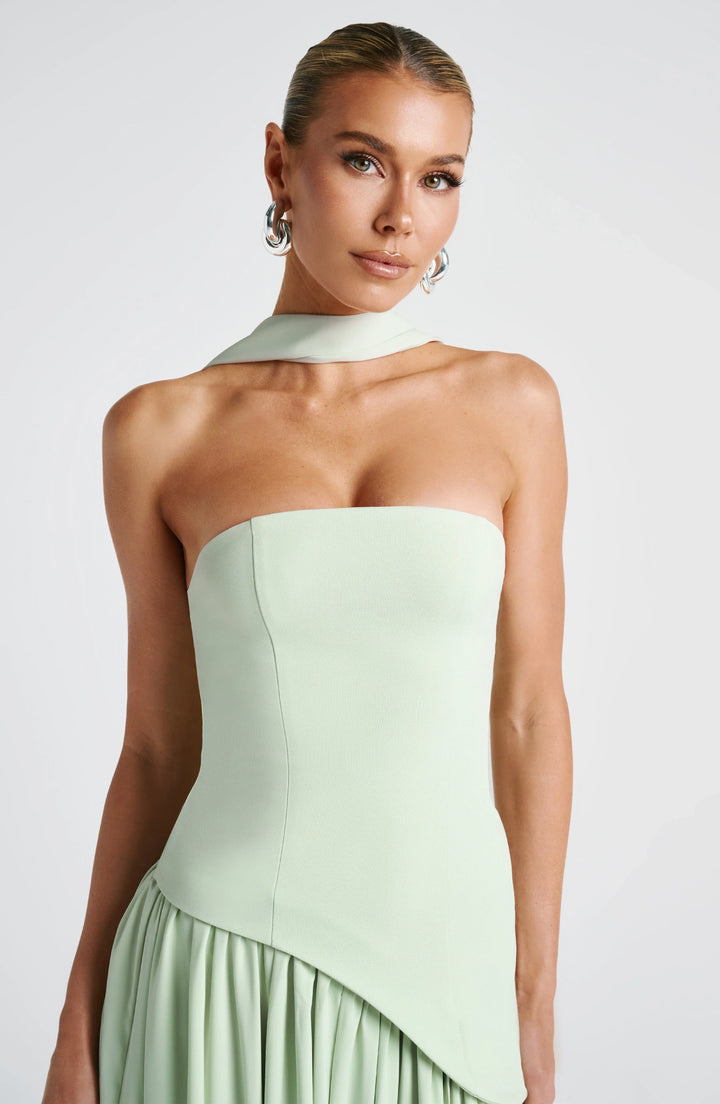 Women's Formal Maxi Dress with Thigh Slit