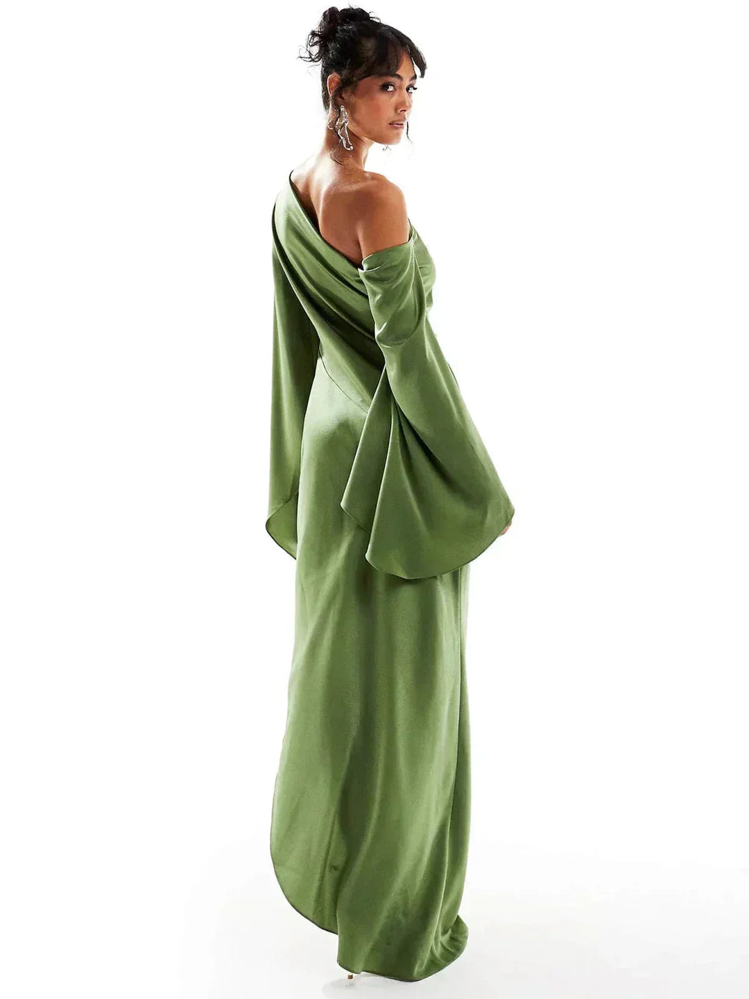 Women's Off-Shoulder Wedding Guest Maxi Dress