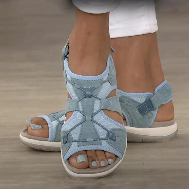 Women's Orthopedic Sandals with Bungee Lace Detail