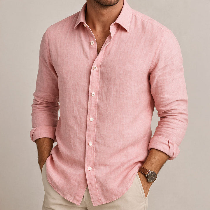 Men's Linen Shirt in a Tailored Fit