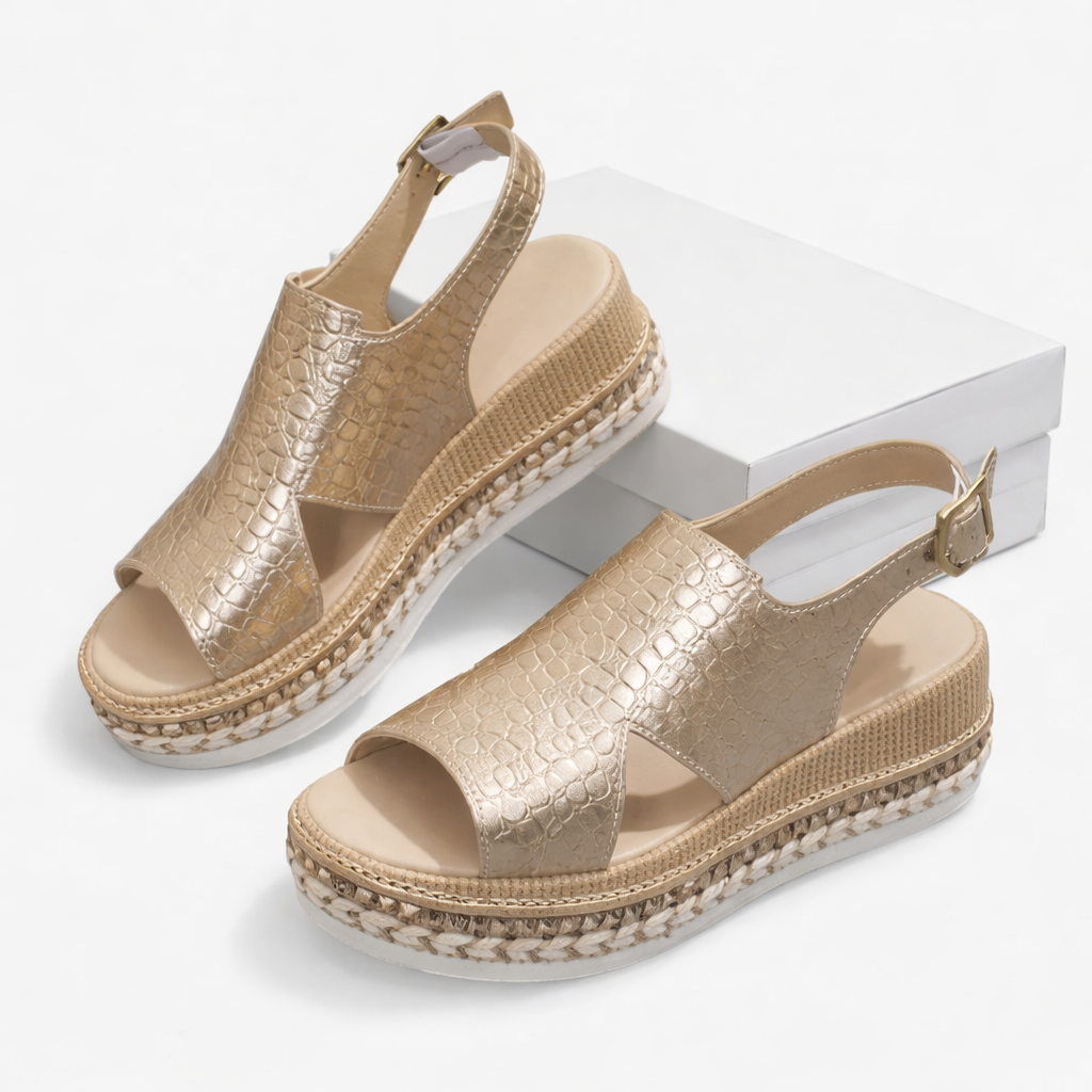 Sienna | Casual Wedge Slingback Sandals