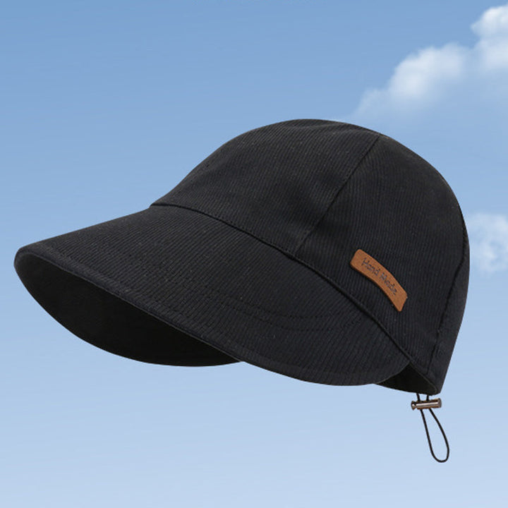 Women's Cotton Wide Brim Cap with Toggle