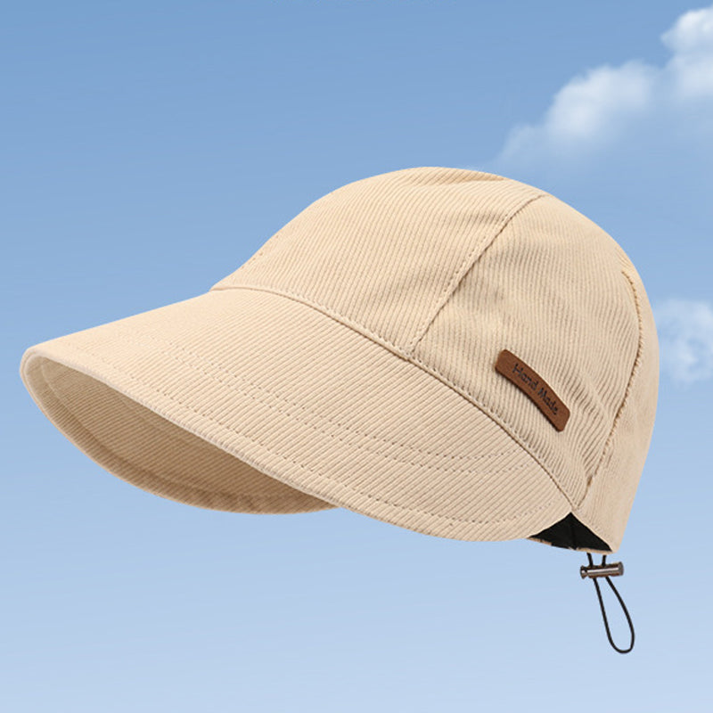 Women's Cotton Wide Brim Cap with Toggle
