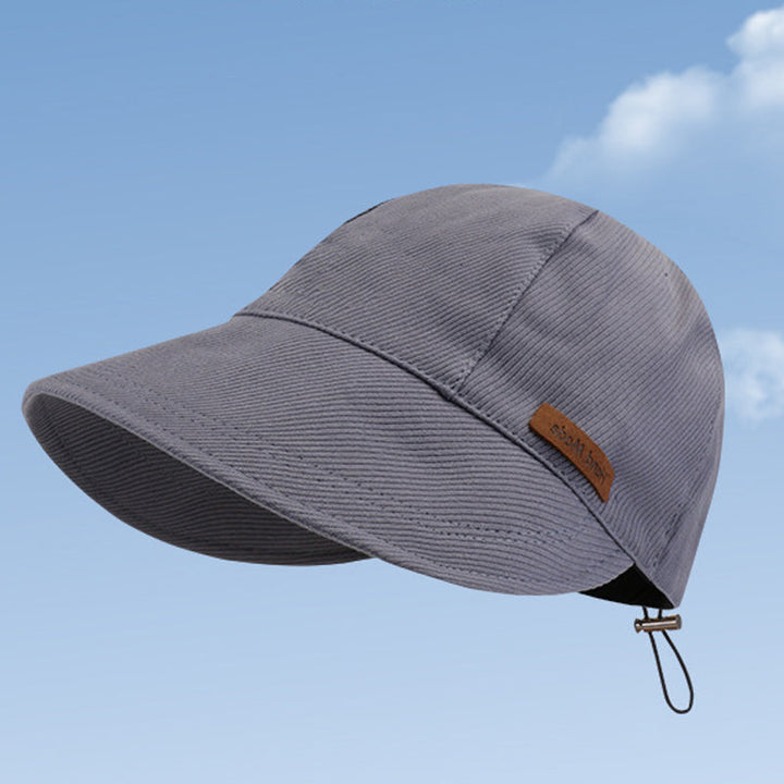 Women's Cotton Wide Brim Cap with Toggle