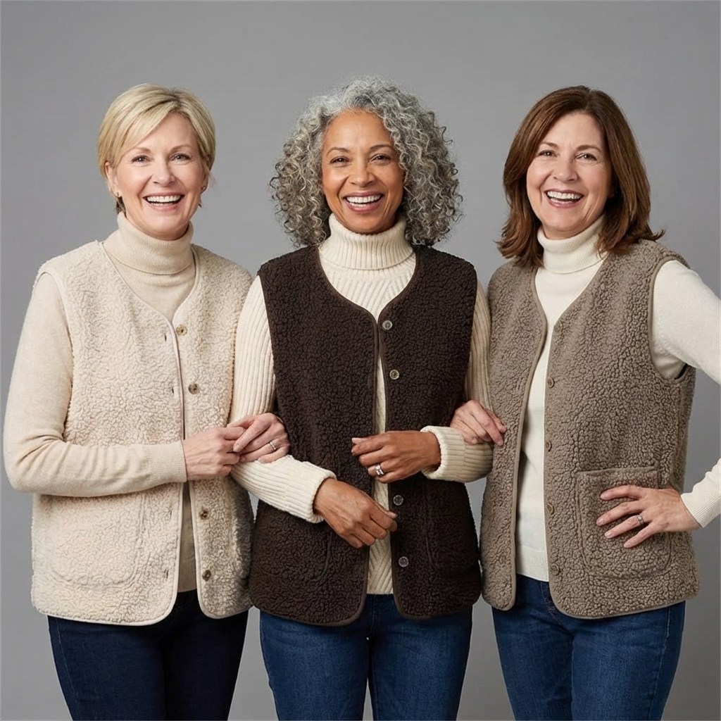 Teddy Fleece Cardigan for Women
