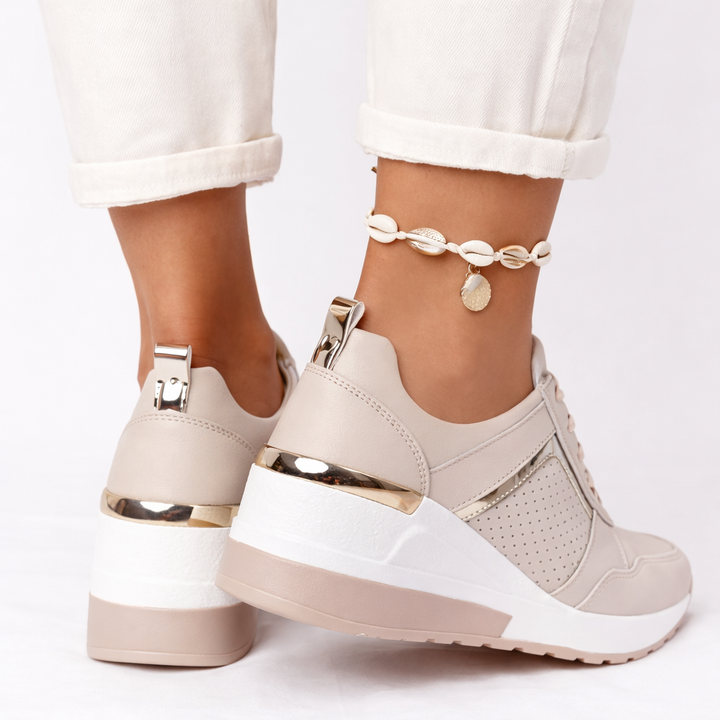 Olivia | Platform Wedge Comfort Sneakers