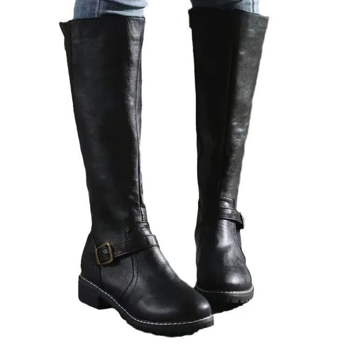 Women's Leather Knee High Boots
