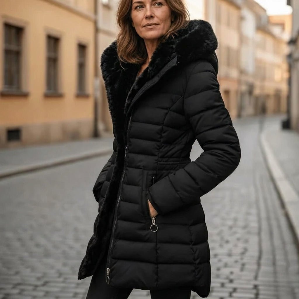 Hooded Longline Puffer Jacket