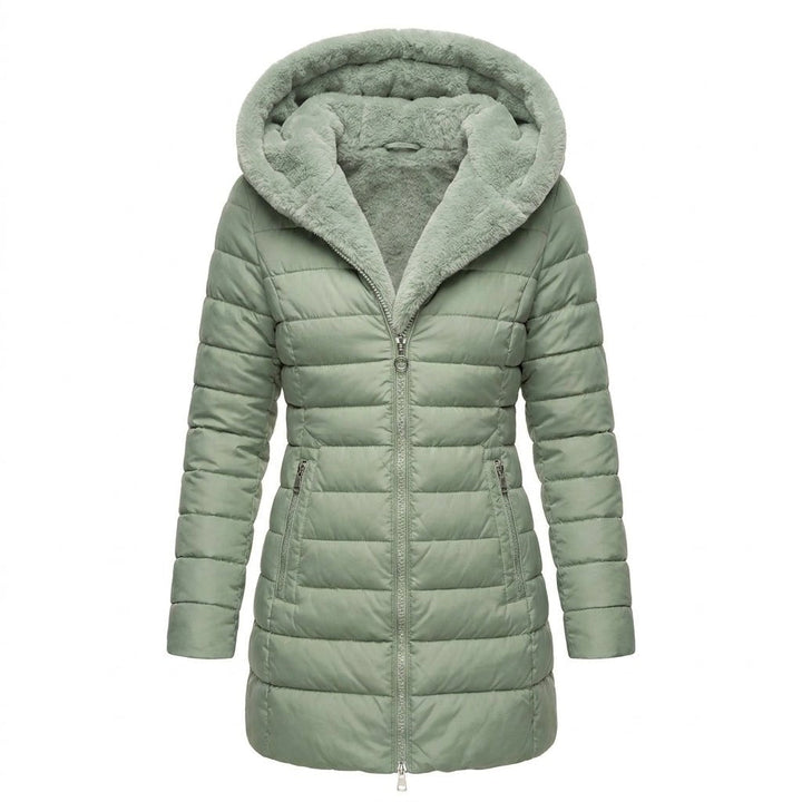Hooded Longline Puffer Jacket