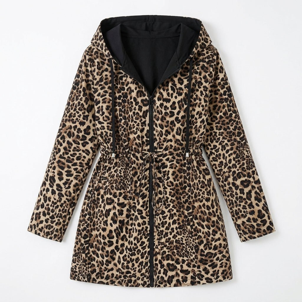 Leopard Reversible Hooded Jacket