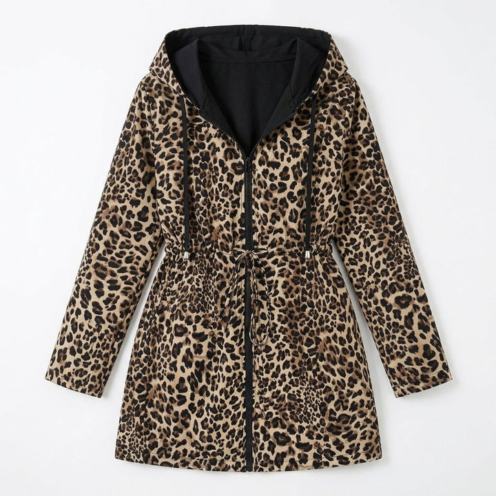 Leopard Reversible Hooded Jacket