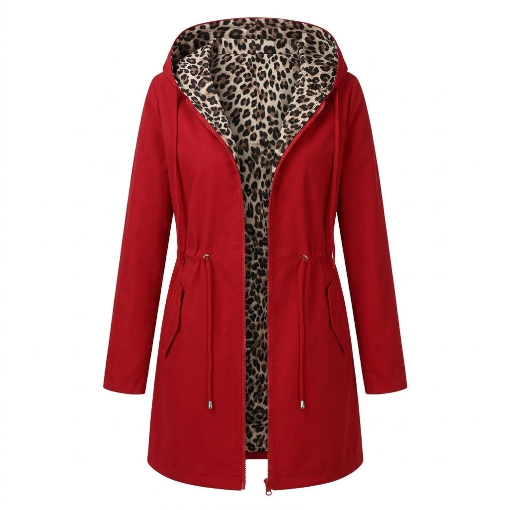 Leopard Reversible Hooded Jacket