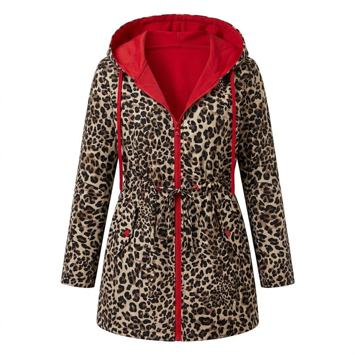 Leopard Reversible Hooded Jacket