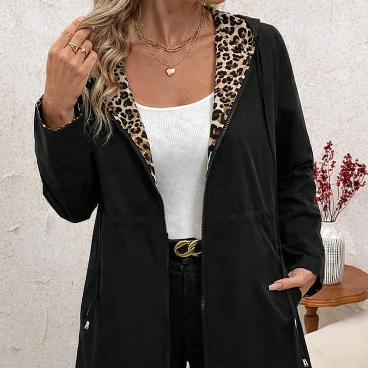 Leopard Reversible Hooded Jacket