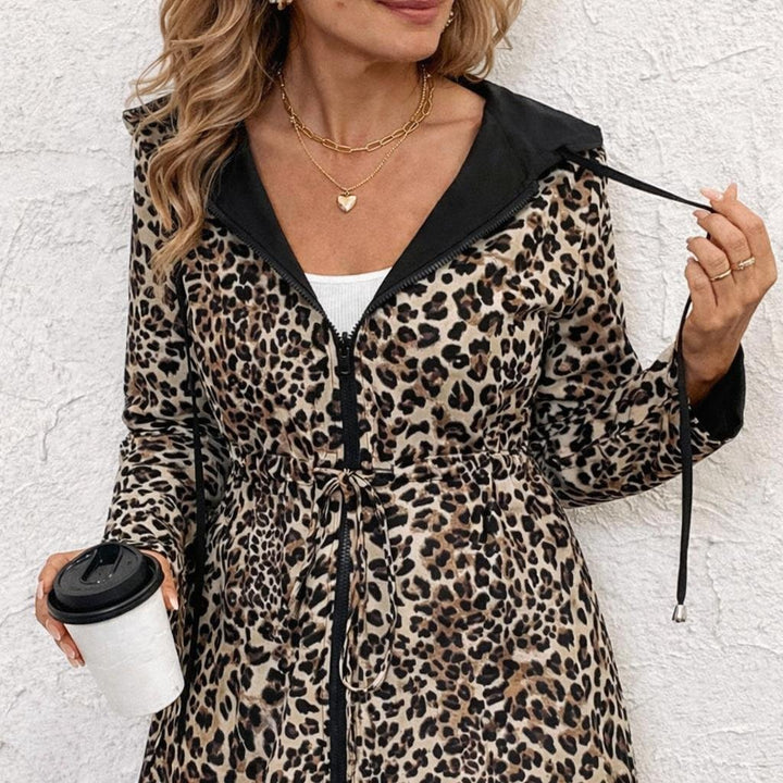 Leopard Reversible Hooded Jacket