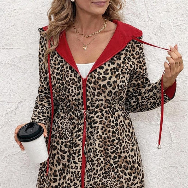 Leopard Reversible Hooded Jacket
