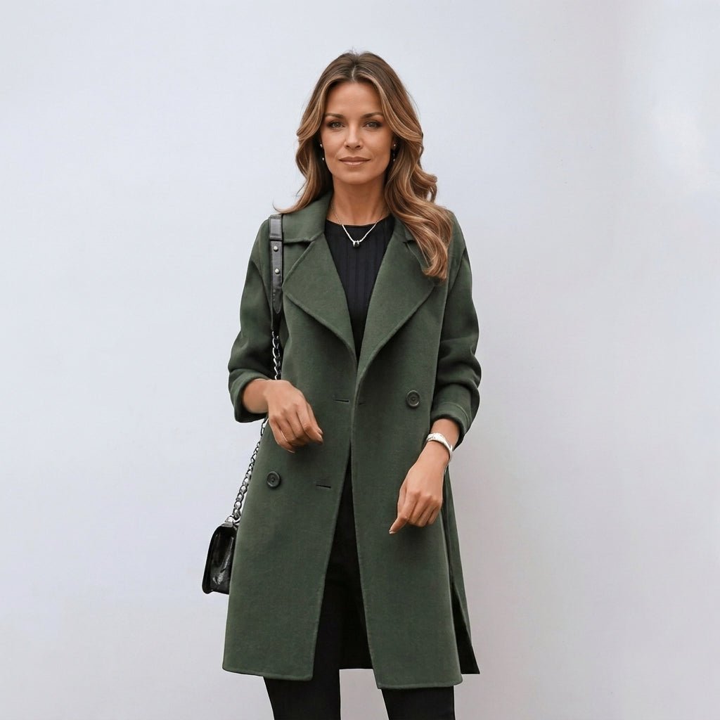 Tailored Double Breasted Trench Coat